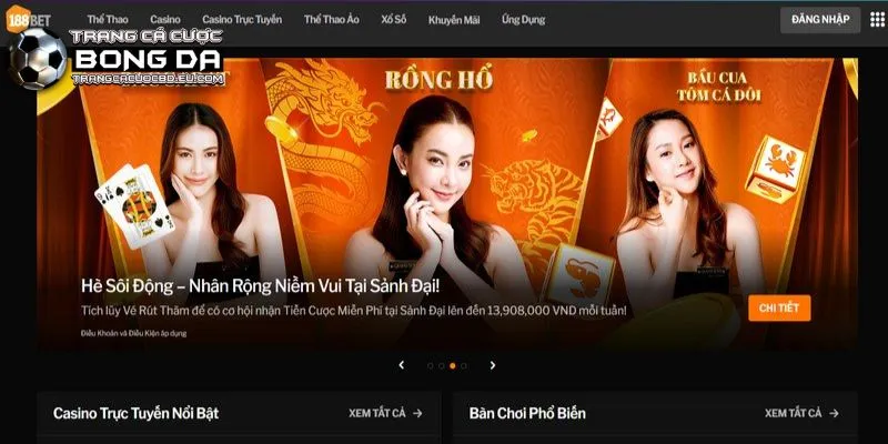 188Bet sân chơi trực tuyến với dịch vụ CSKH 24/7